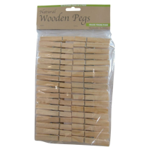 Clothes Pegs 36pc Wood/Birch